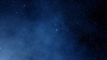 Stars in sky, starry night starlight shine of milky way, space cosmic background, starry background, galactic background 3d render	