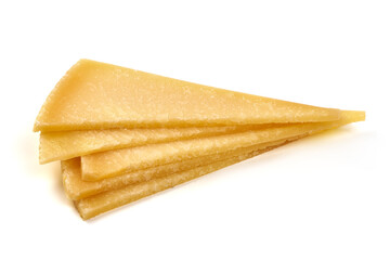 Parmesan Cheese, isolated on white background