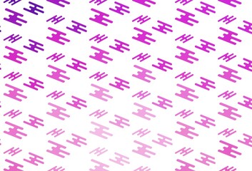 Light Pink vector backdrop with long lines.