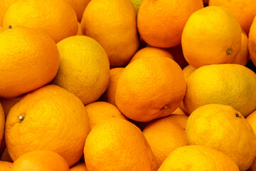 Tangerines fruit oranges background. market healthy fresh