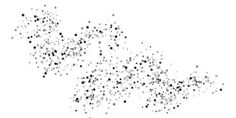 Silver glitter confetti.