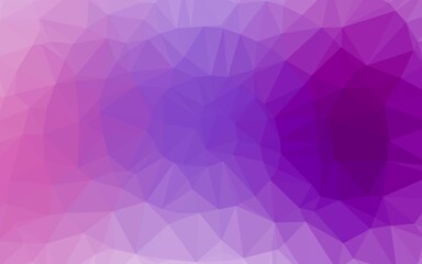 Fototapeta premium Light Purple vector abstract mosaic pattern.