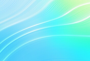 Fototapeta premium Light Blue, Green vector blurred bright texture.