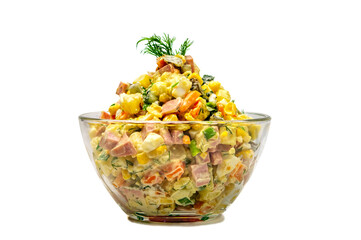 Traditional Soviet salad 