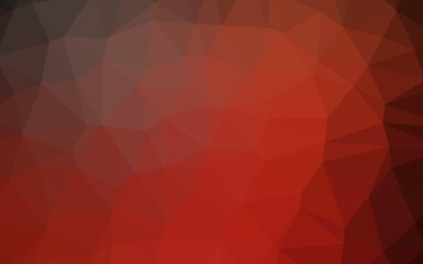 Fototapeta premium Light Red vector polygonal template.
