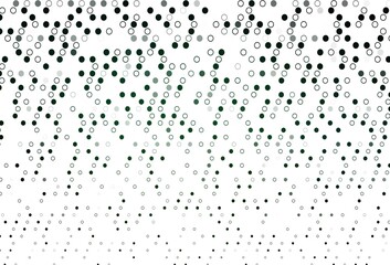 Light Green vector template with circles.