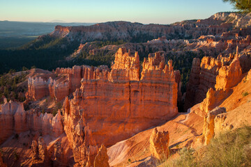 Bryce Canyon reflecting the morning's sun