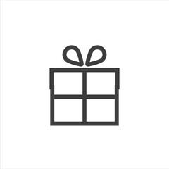 gift icon on white background. Vector. EPS10