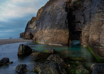 As Catedrais beach, Ribadeo. Lugo, Spain