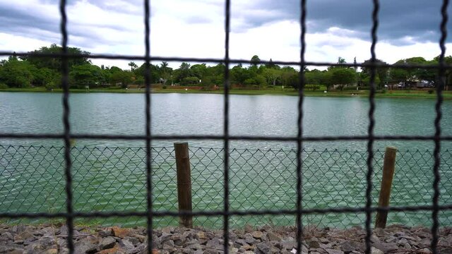 view of the landscape at the lake shore