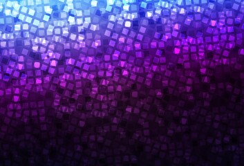 Dark Pink, Blue vector background with rectangles.
