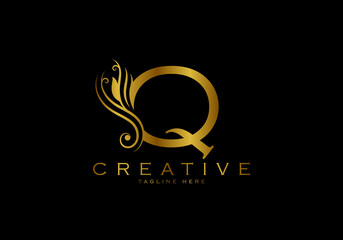 Letter Q Luxury Logo Template