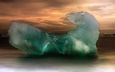 iceberg in the sea