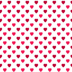 Valentine's Day pattern with heart. Vector illustration. Seamless. Romantic background.