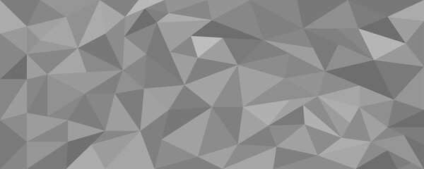 Geometric background of  gray triangles. Abstract background . Vector icon.