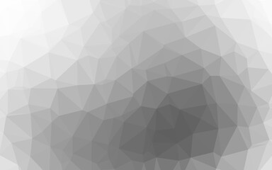 Light Silver, Gray vector abstract mosaic backdrop.