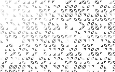 Fototapeta na wymiar Light Silver, Gray vector cover in polygonal style.