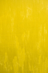 Leaked paint of yellow old metal