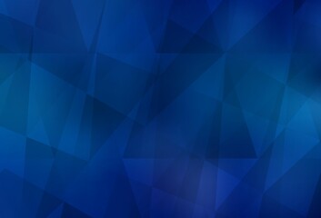 Obraz premium Light BLUE vector abstract mosaic pattern.