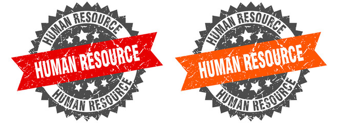 human resource band sign. human resource grunge stamp set