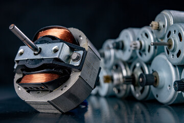 Small electric motors used in household appliances. Devices for driving various small devices.