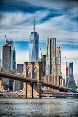 lower manhattan new york city panorama