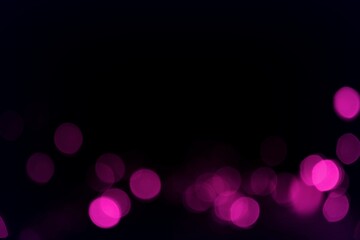 Lights blurred bokeh abstract on dark background, rozmyte światełka na ciemnym tle lampki...