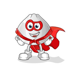 meat bun heroes vector. cartoon character