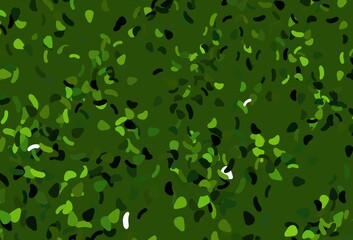 Light Red vector backdrop with abstract shapes.