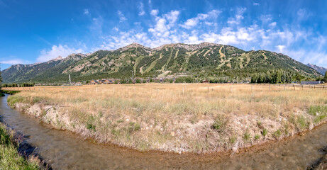 grand teton national park in wyoming USA