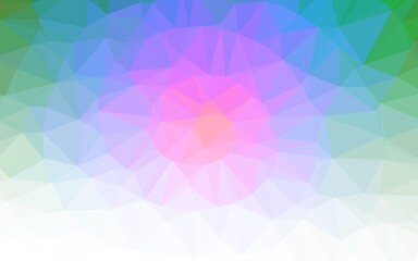 Light Multicolor, Rainbow vector abstract mosaic pattern.