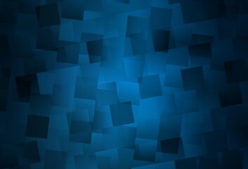 Dark BLUE vector layout with lines, rectangles.