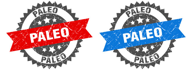 paleo band sign. paleo grunge stamp set