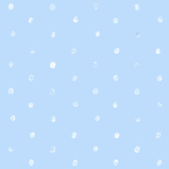 Frosty Blue icy snow fall polka dots texture seamless pattern winter art resource light blue background