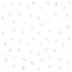 Frosty Blue icy scattered dashed lines snow texture seamless pattern winter art resource white background