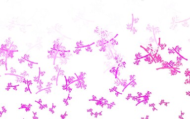 Light Blue, Red vector elegant wallpaper with branches.