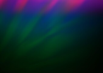 Obraz premium Dark Multicolor, Rainbow vector bokeh template.