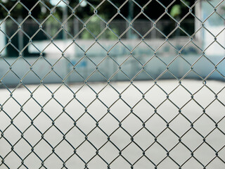 Fototapeta premium link fence with wire