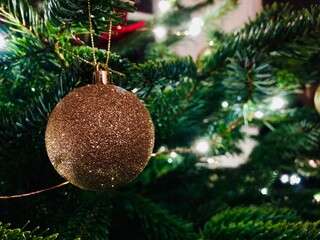 Bauble on Xmas Tree