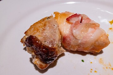 Close up shot of Brazilian style grilled meat