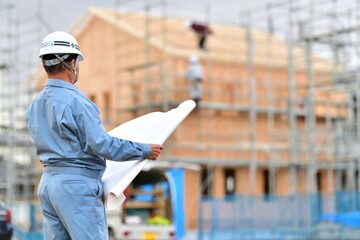 マイホーム新築工事の現場監督