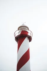 Foto op Aluminium red and white lighthouse in hearts content, newfoundland and labrador © Erik