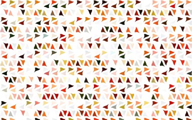 Light Green, Red vector texture in triangular style.