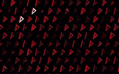 Dark Pink, Red vector background with polygonal style.