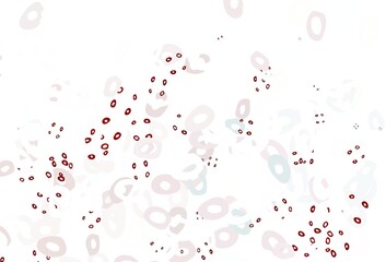 Light Red vector layout with circle shapes.