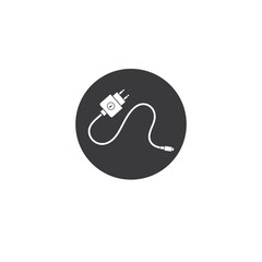 phone charger icon vector illustration design template
