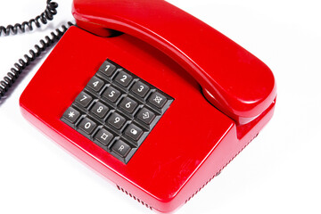 Vintage phone with buttons
