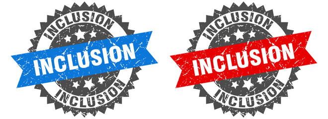 inclusion band sign. inclusion grunge stamp set