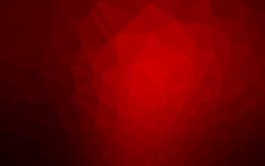 Obraz premium Light Red vector low poly cover.