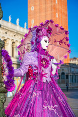 Fototapeta na wymiar Famous carnival in Venice, Italy